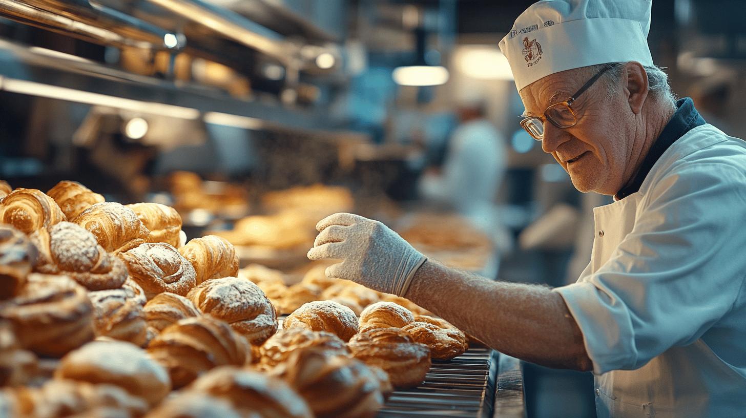 Industrial robotic arms on an automated assembly line handling food products, emphasizing precision, efficiency, modern technology, and seamless workflow integration in manufacturing processes.