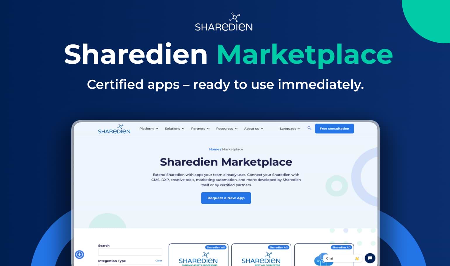 Sharedien Marktplatz: Übersicht geprüfter Apps und Integrationen