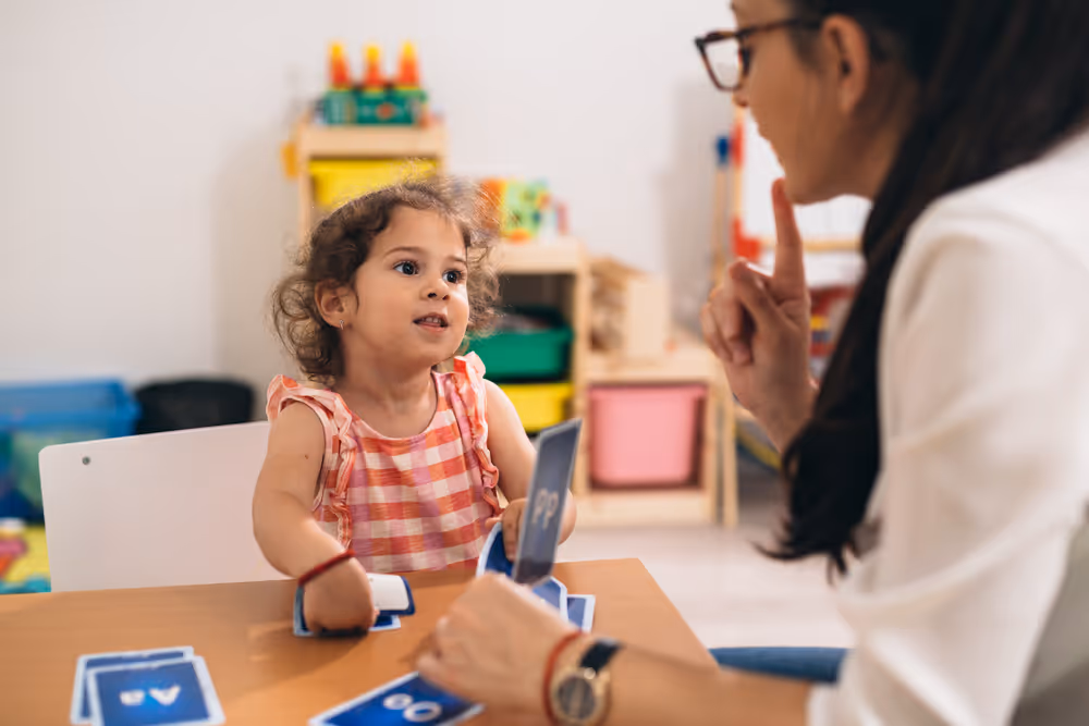 Child in ABA therapy in North Carolina