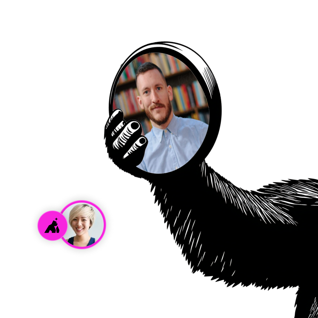 A lead being assigned to an Ape's hand