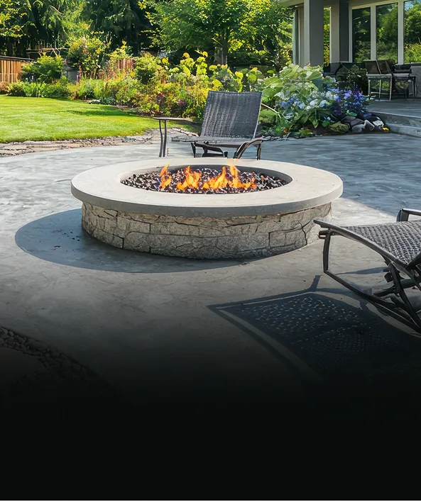 Concrete fire pits that brings warmth, comfort and lasting strength in Huntsville