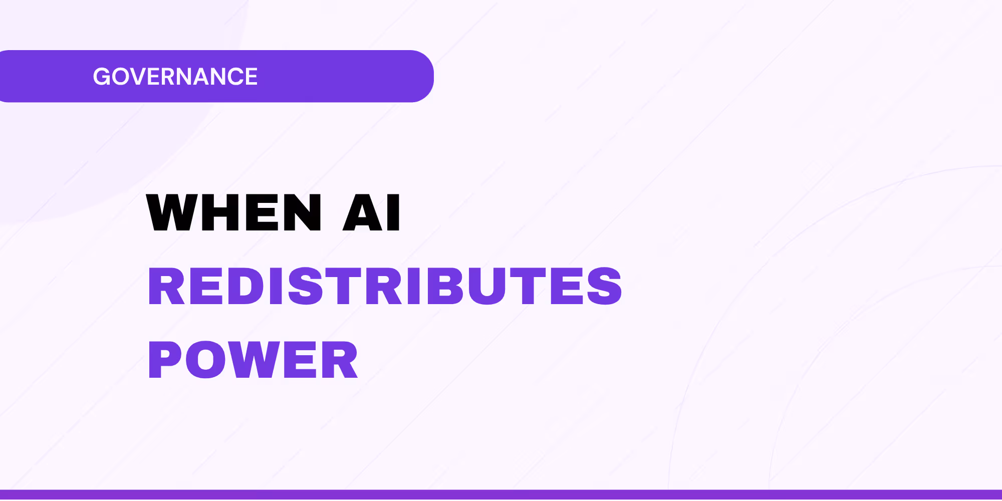 Illustration: when AI redistributes power within organizations