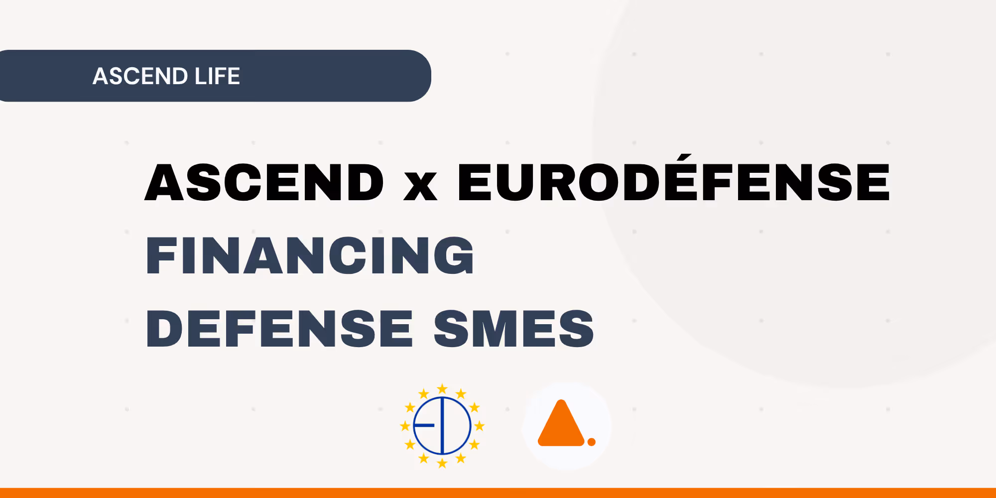Illustration: Ascend Tech at the EuroDéfense France working group on BITD financing