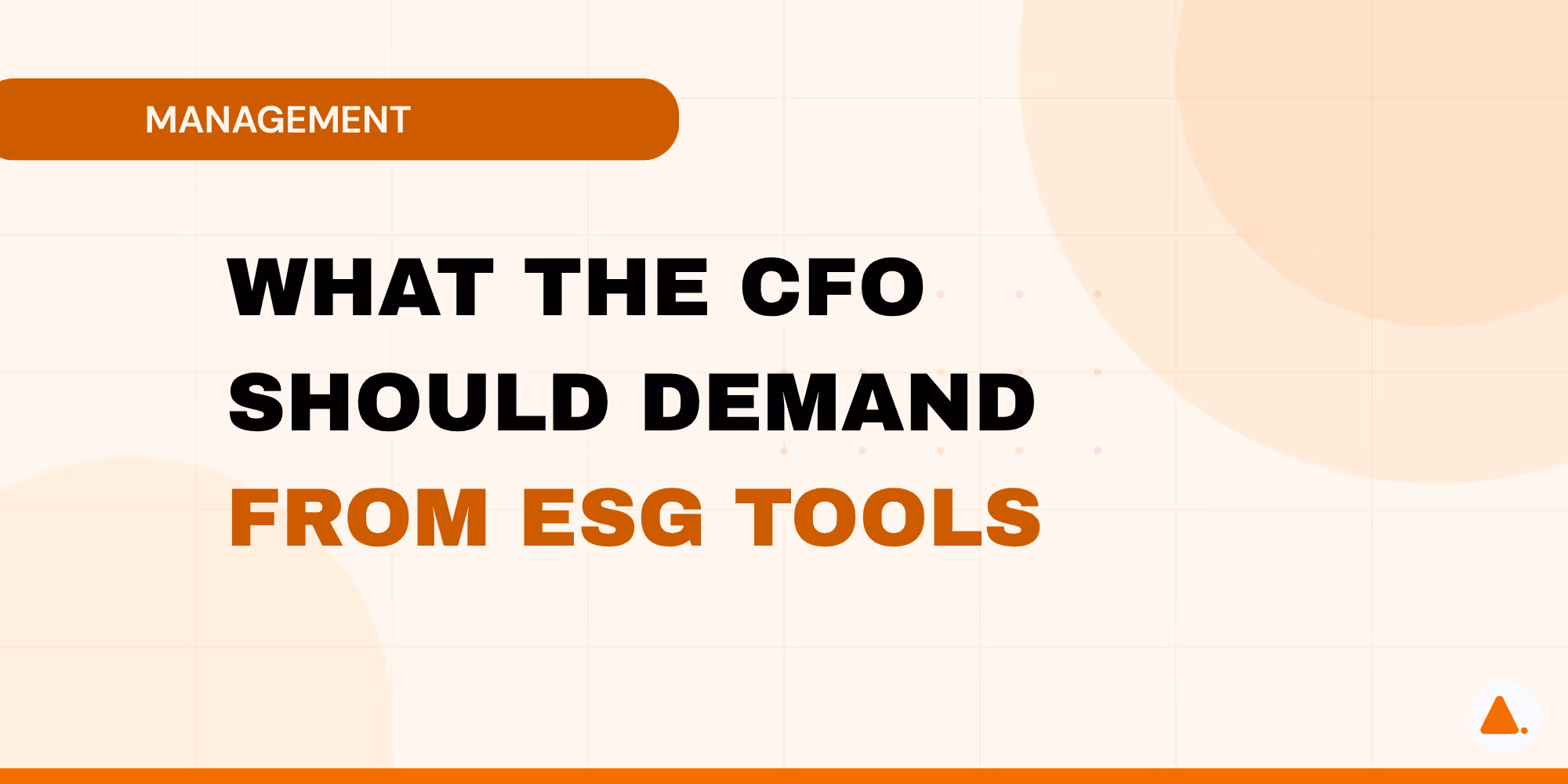 Illustration: CFO requirements for an extra-financial ERP at the level of a financial management tool