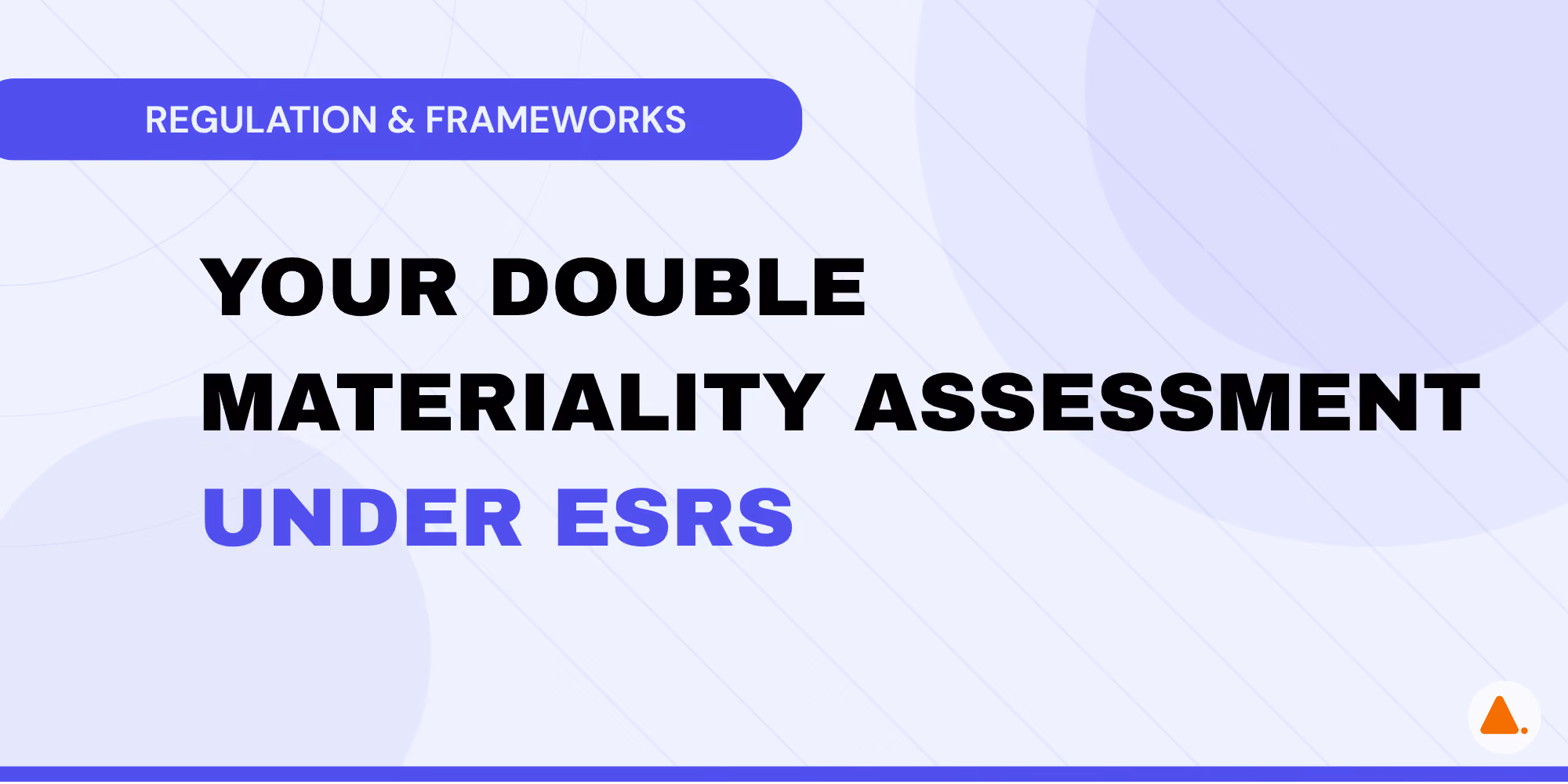 Illustration: double materiality assessment