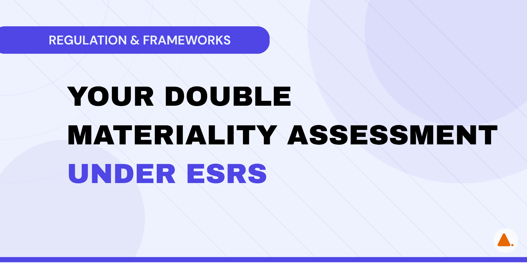 Illustration: double materiality assessment