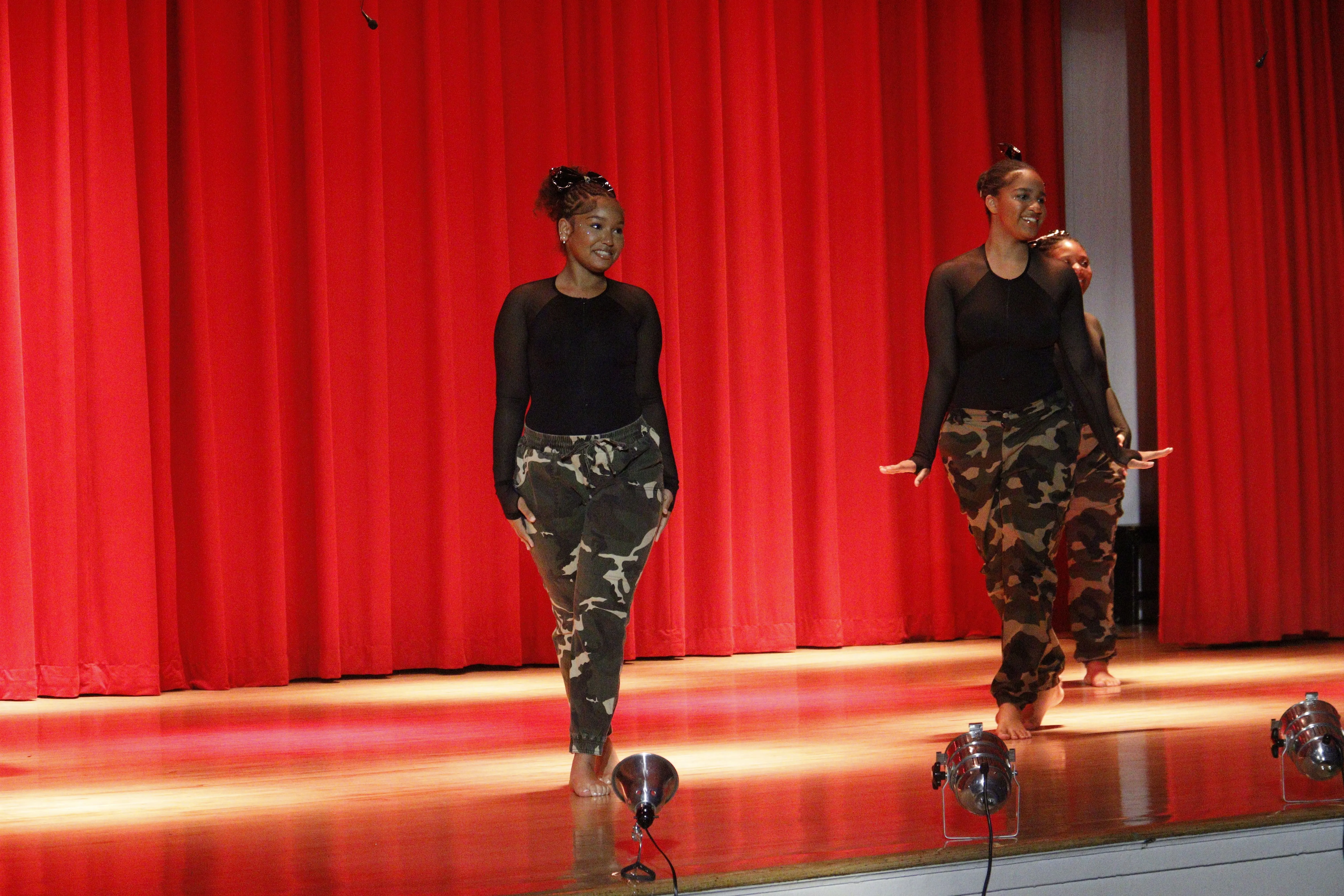 Dancers ready for choreography