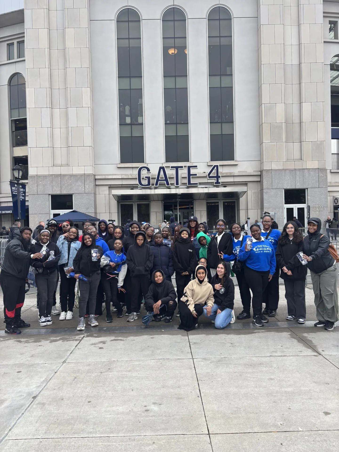 Student band performing on stage