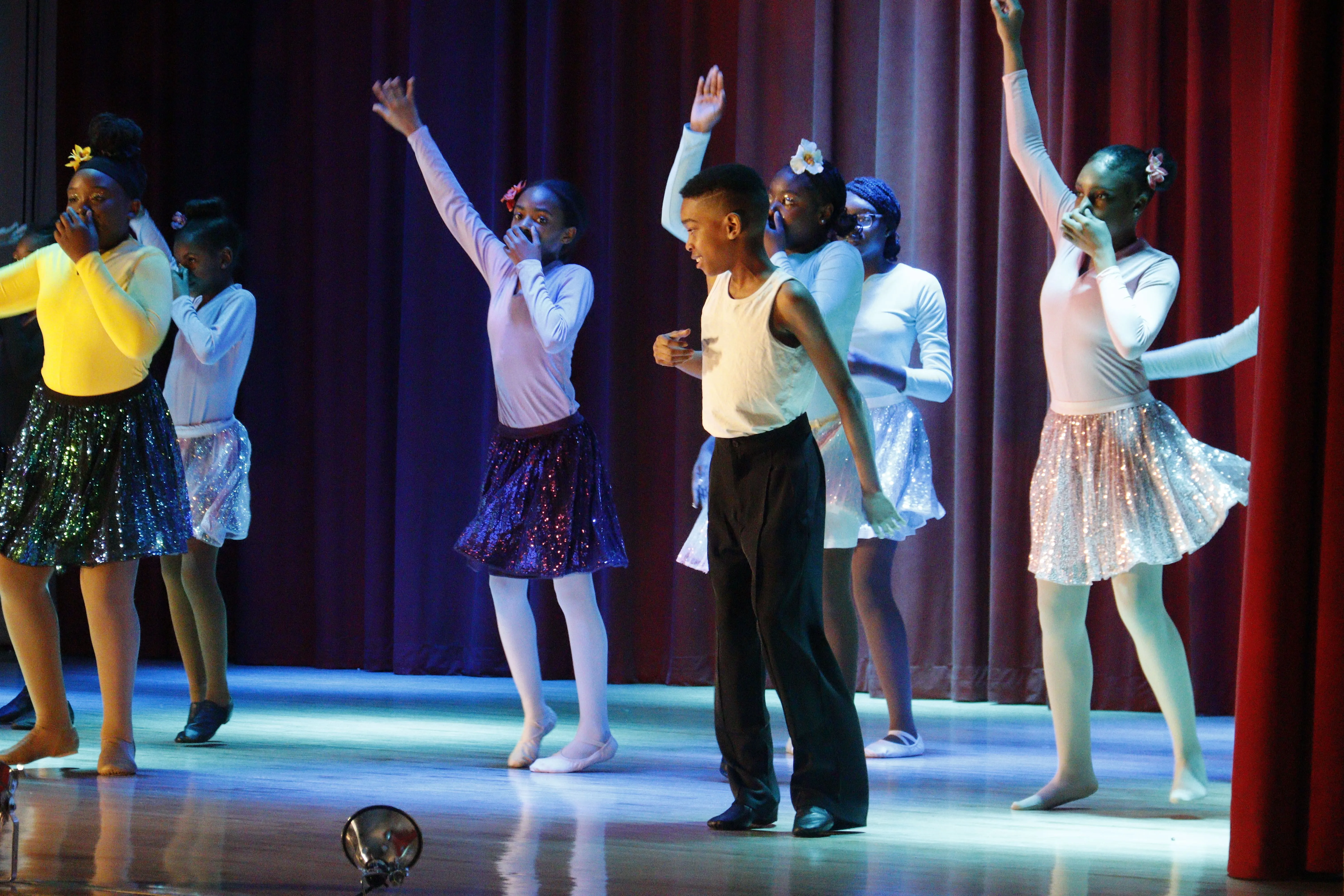 Dancers ready for choreography