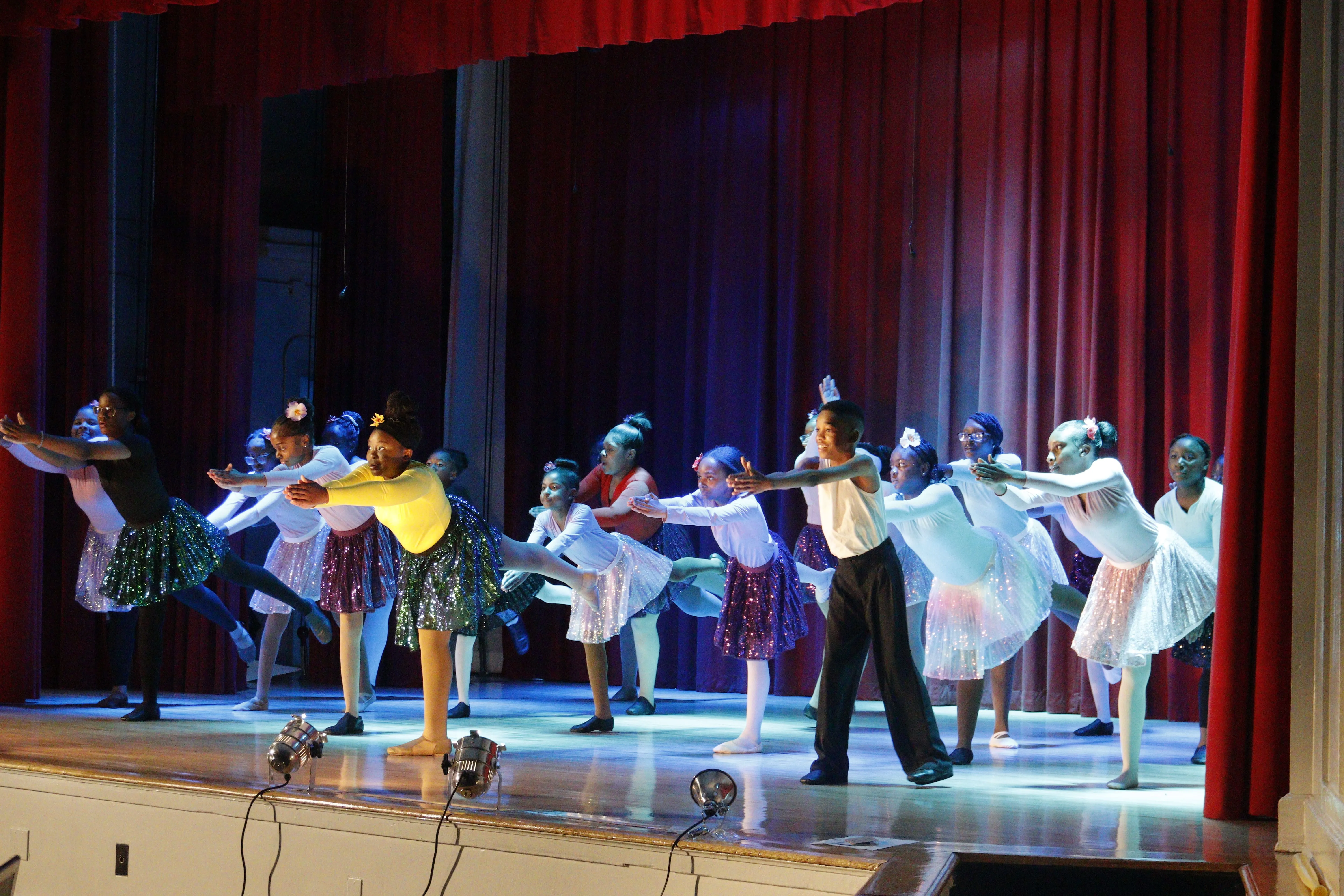 Diverse dancers in rehearsal
