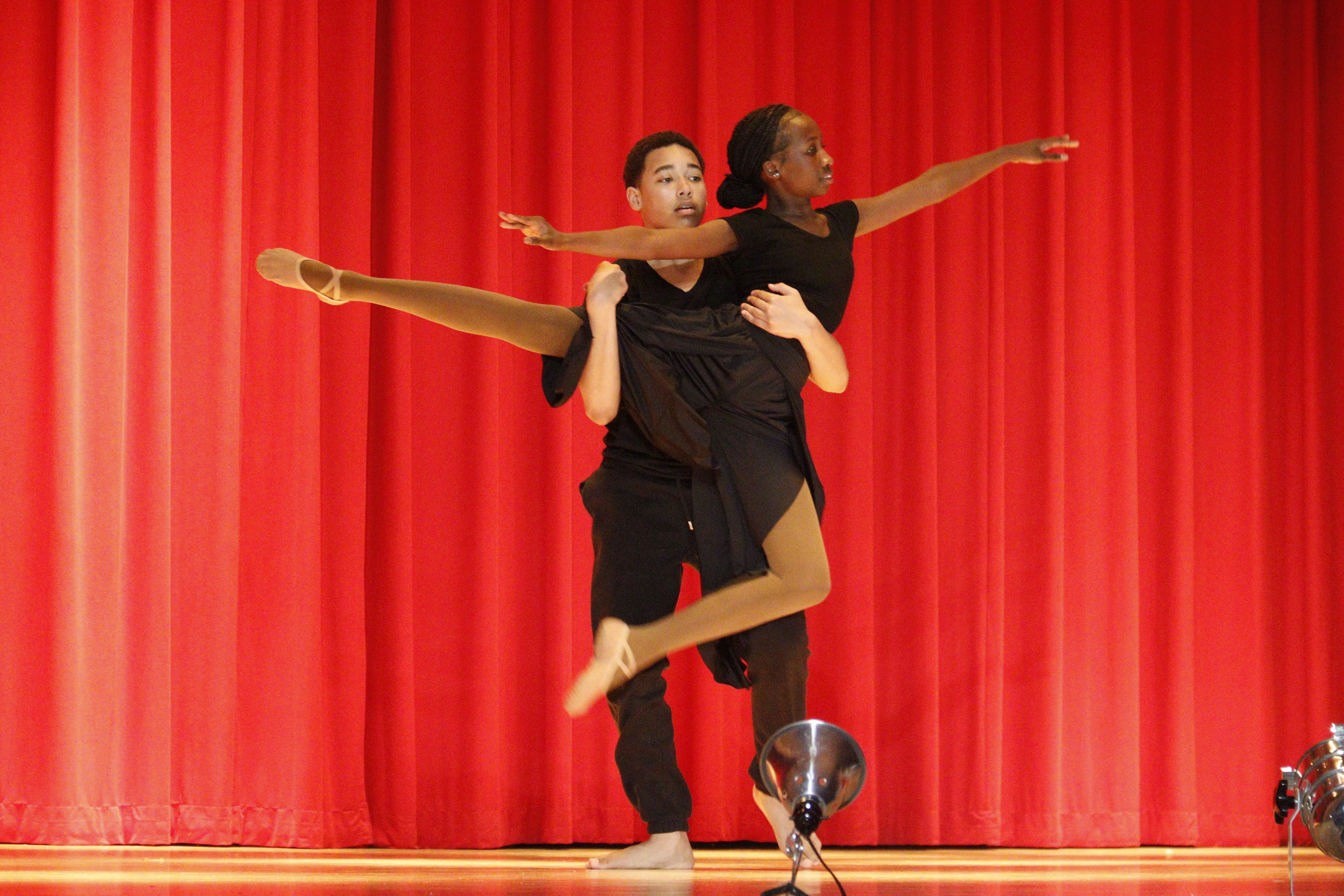 Principal Hendrickson in school sweater