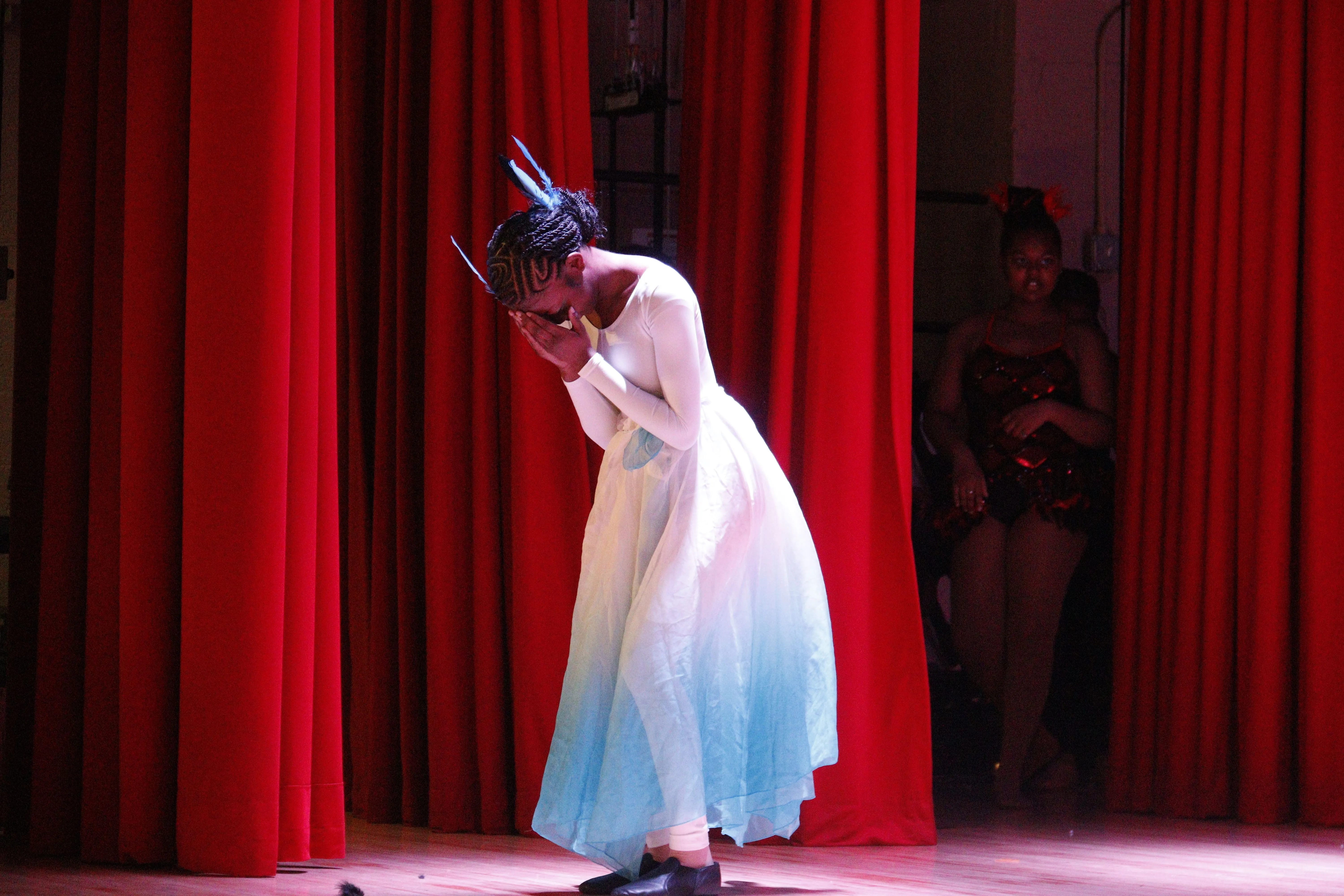 Principal Hendrickson in school sweater