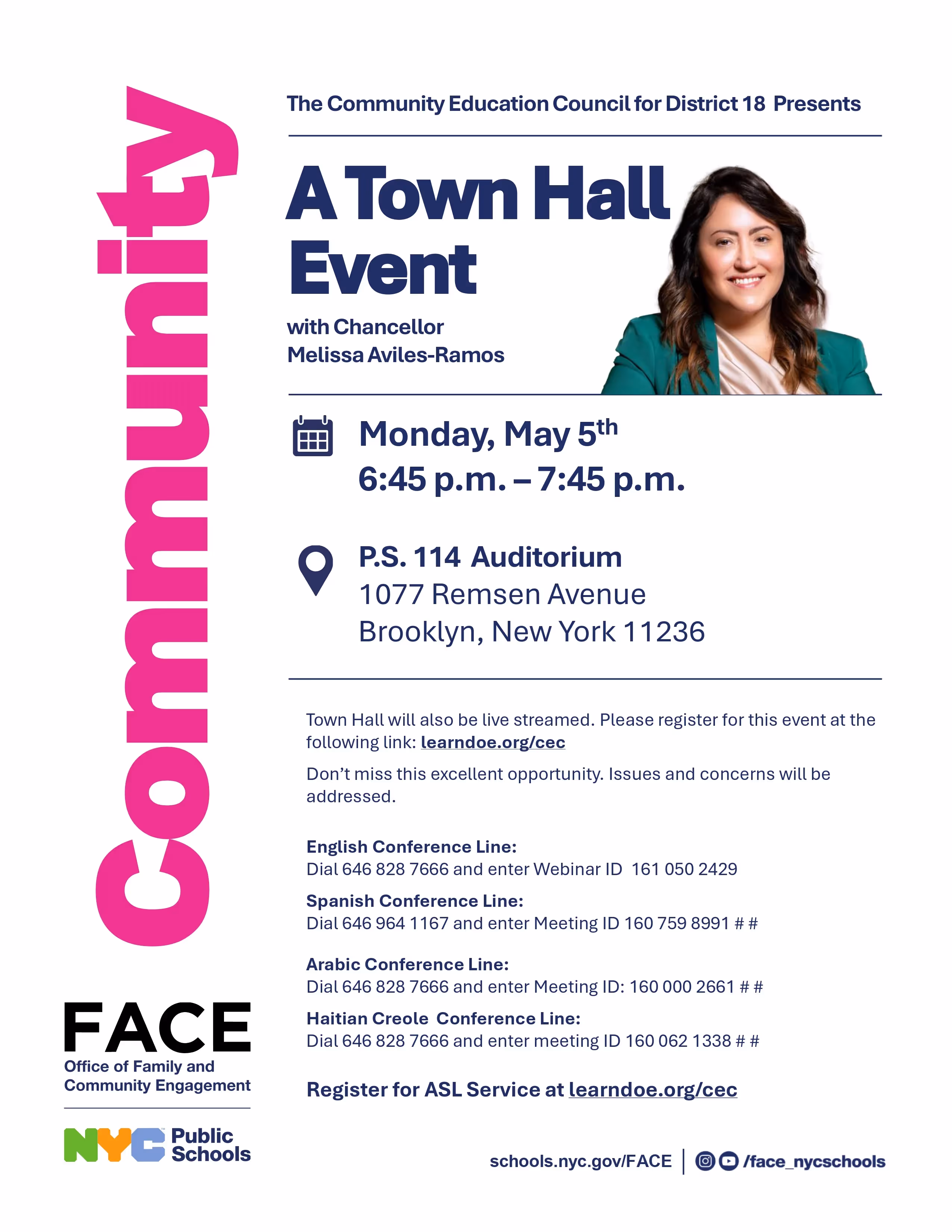 Town Hall Event