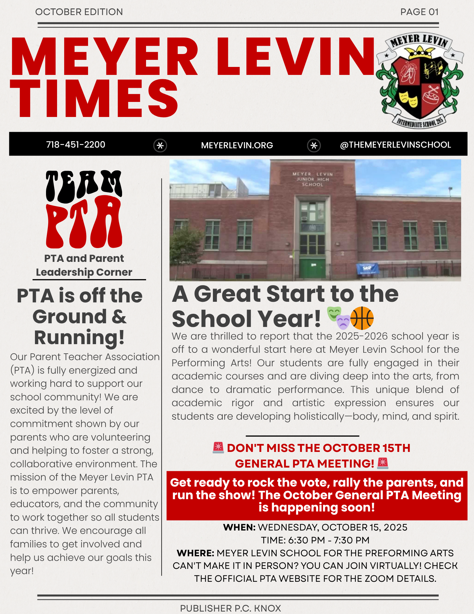 PTA Meeting 