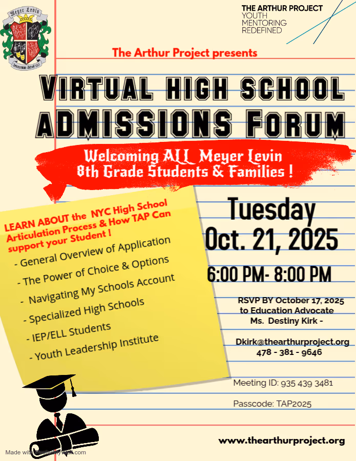 Virtual High School Admissions Forum