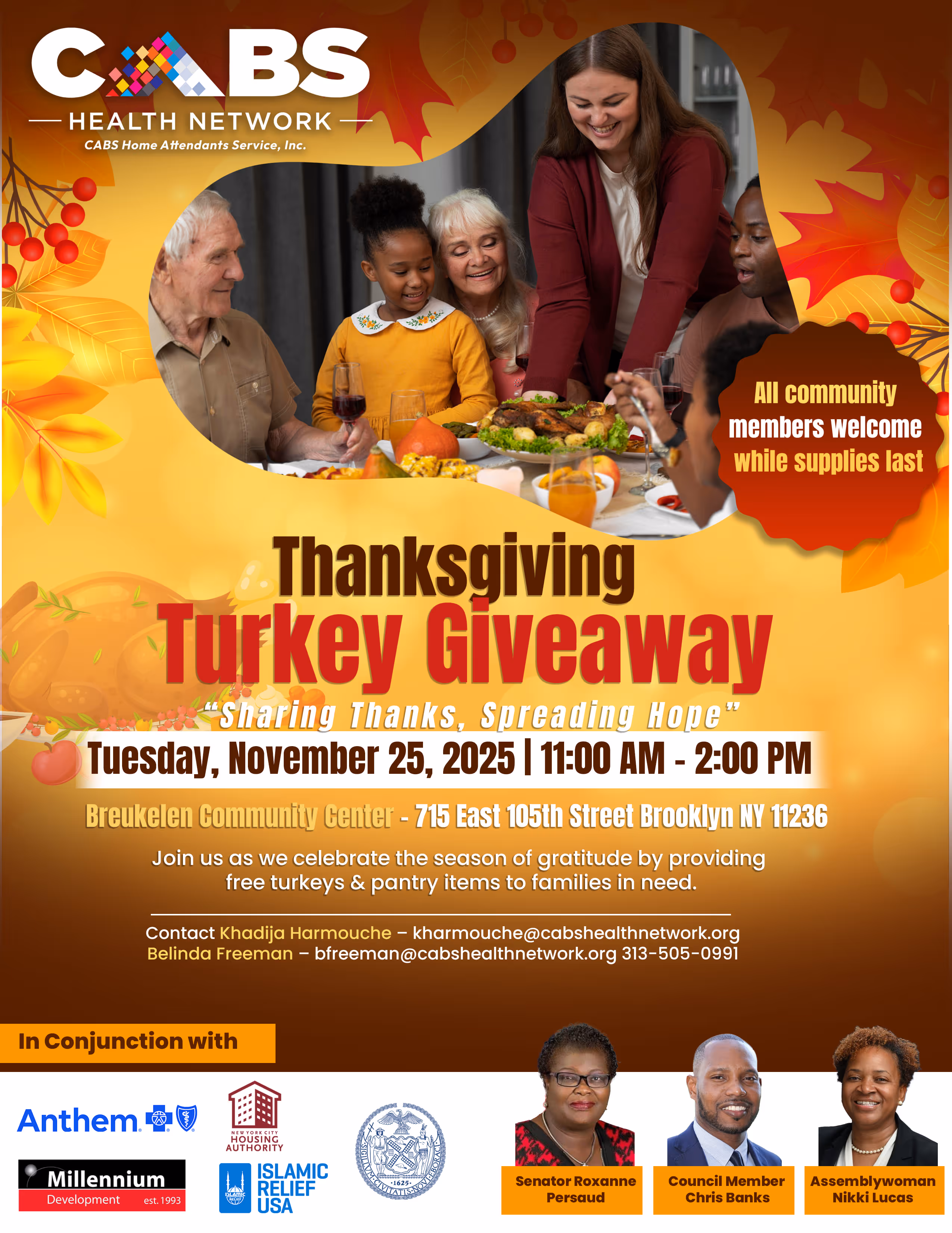 CABS Turkey Giveaway