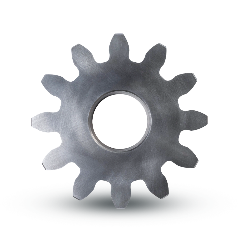 Coarse pitch large spur gear.
