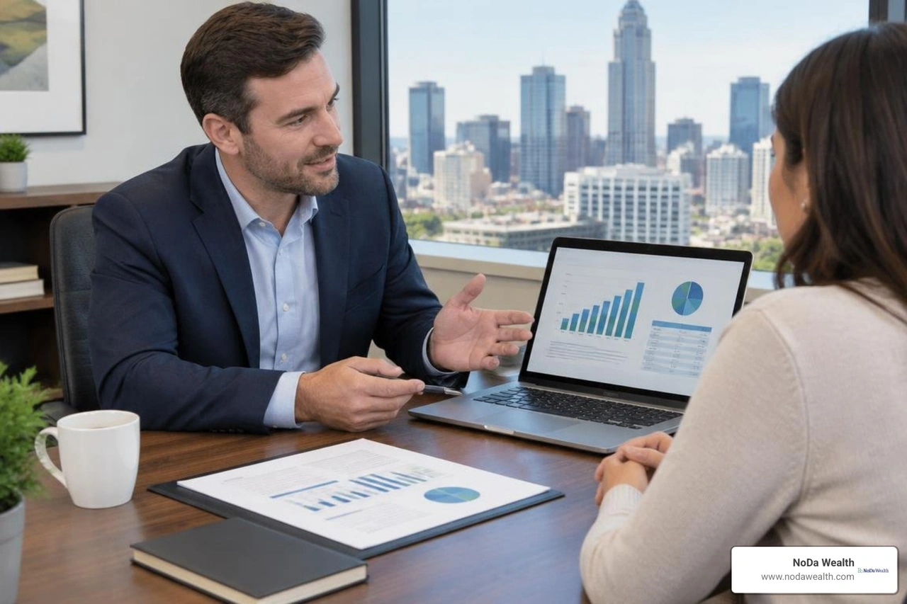 breakdown of fee only versus commission advisory pricing