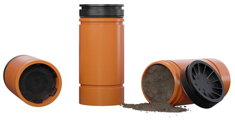 The Radicle App creates grid maps and tracks sample locations in real-time via RFID labels on GeoTubes.