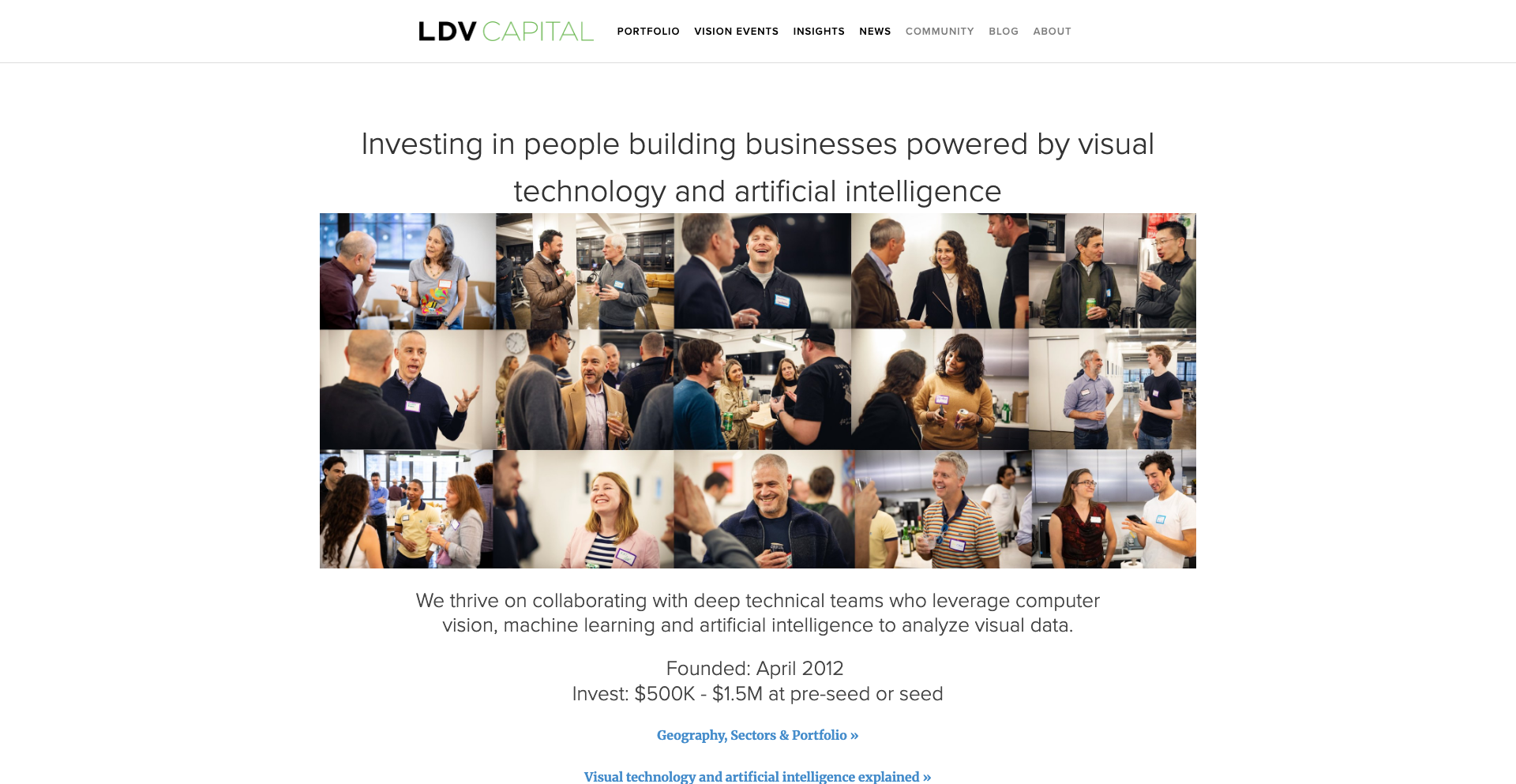 Image of LDV Capital - Top VCs in AI