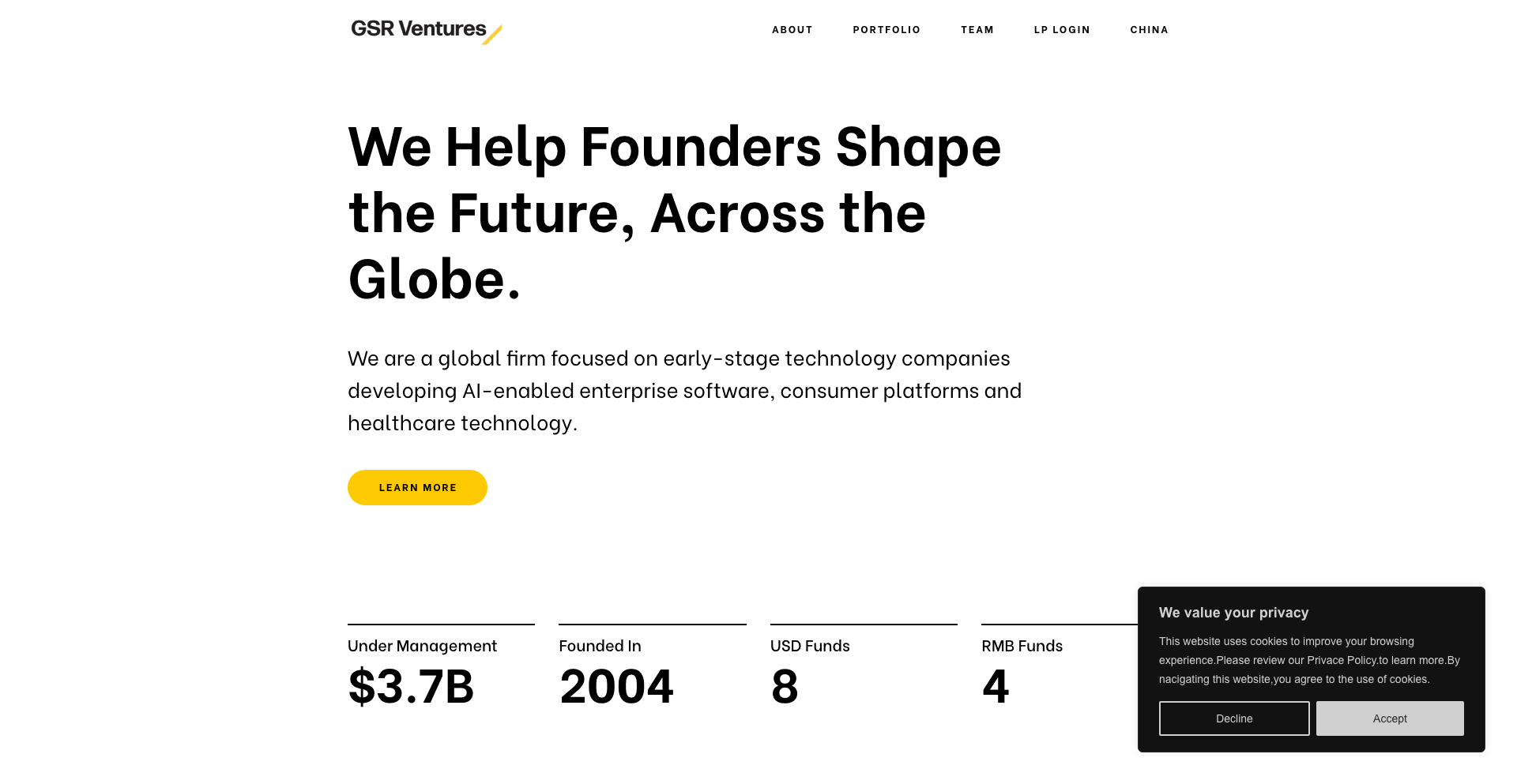 Image of GSR Ventures  - Top VCs in AI