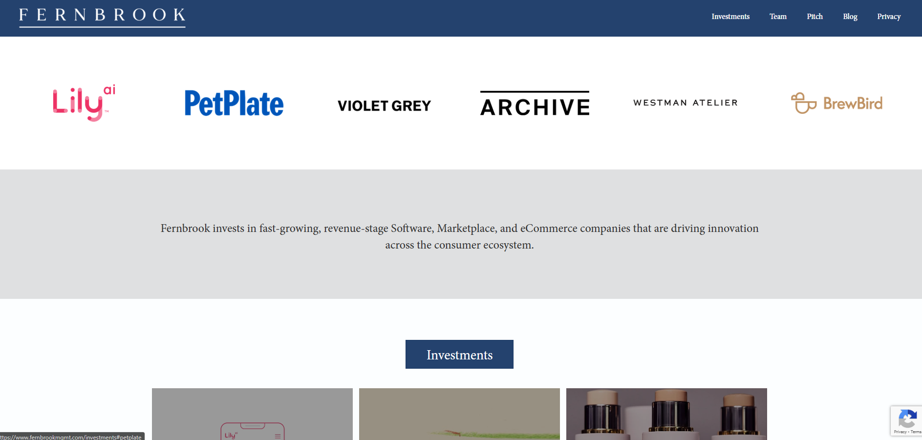 Image of Fernbrook Capital Management LLC - Top VCs in E-Commerce