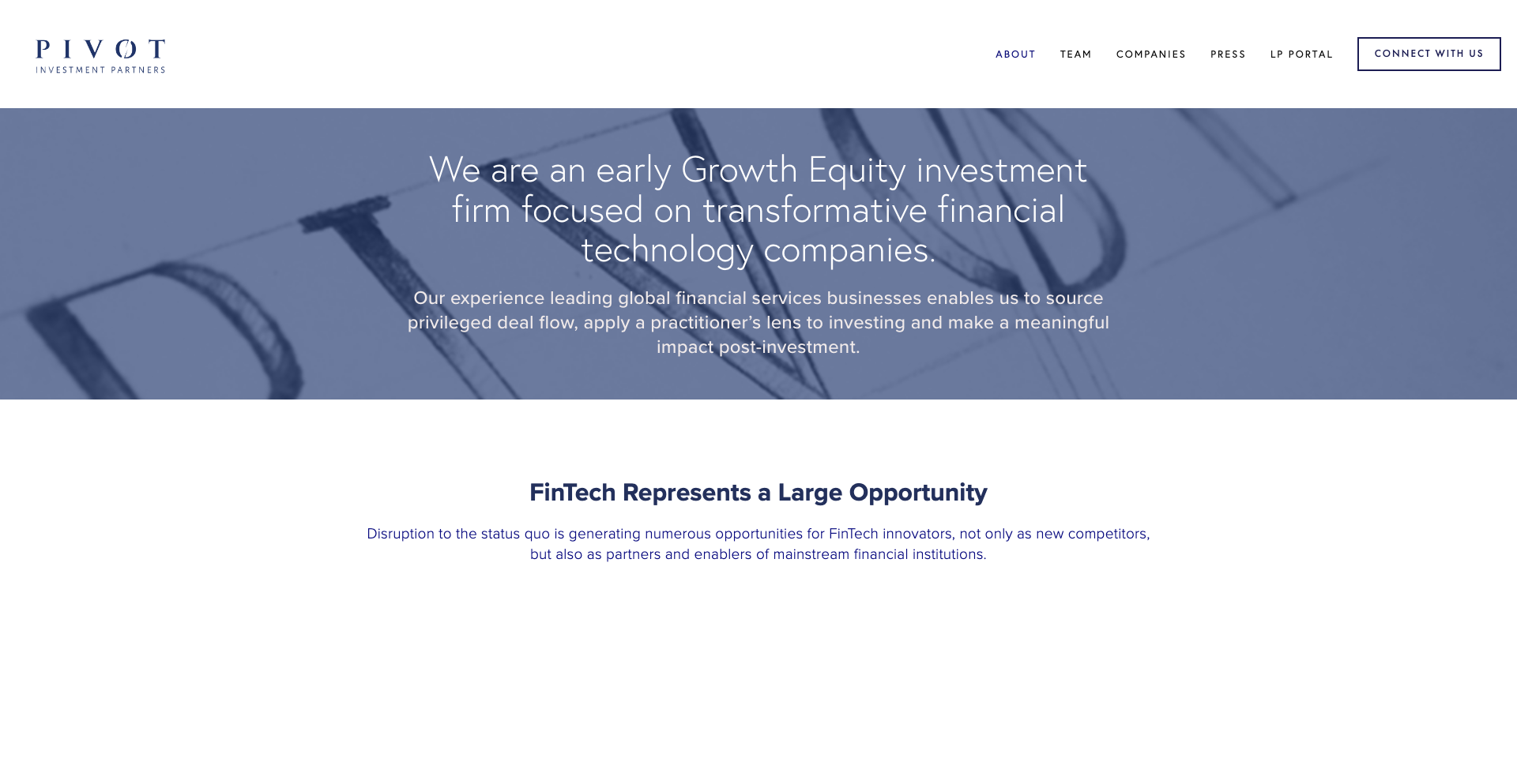 Image of Pivot Investment Partners - Top VCs in InsurTech