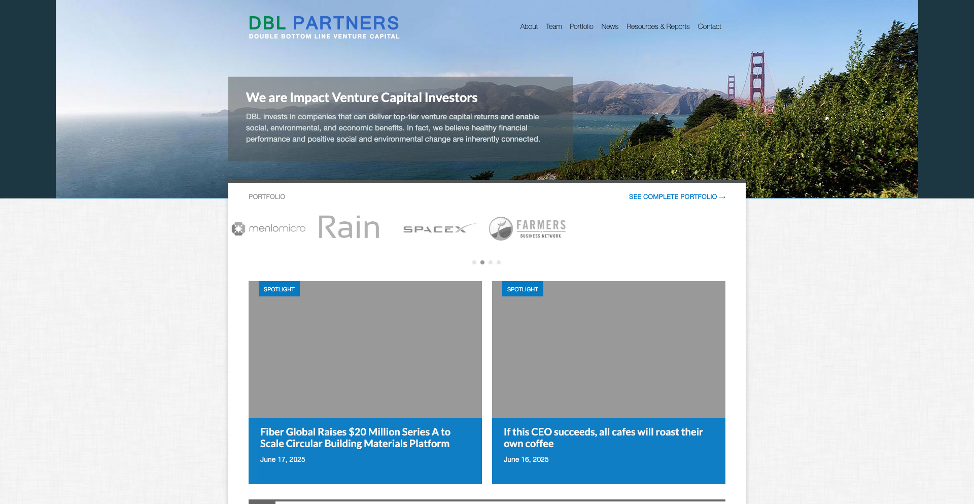 Image of DBL Partners - Top VCs in Sustainability