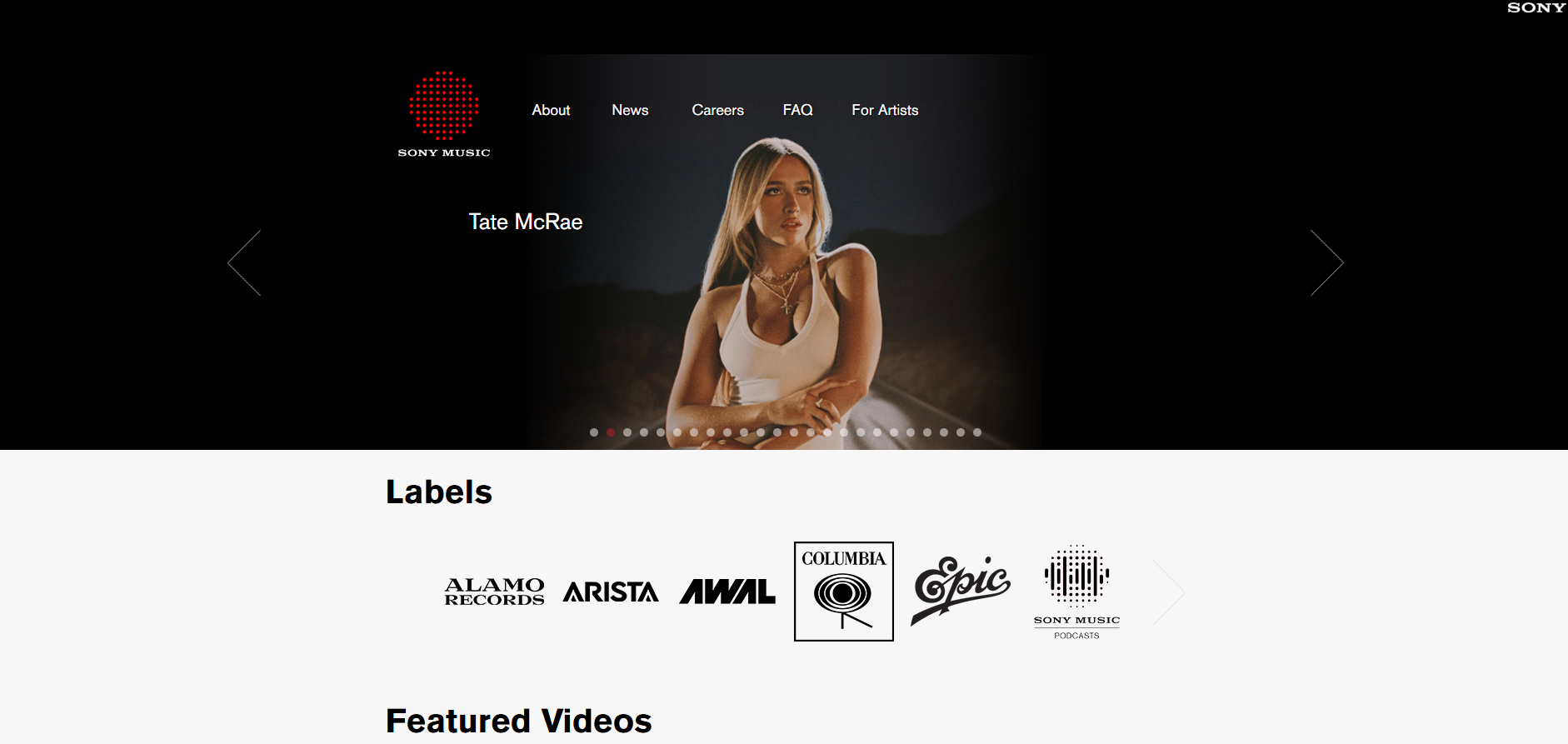 Image of Sony Music Entertainment - Top VCs in Media and Entertainment