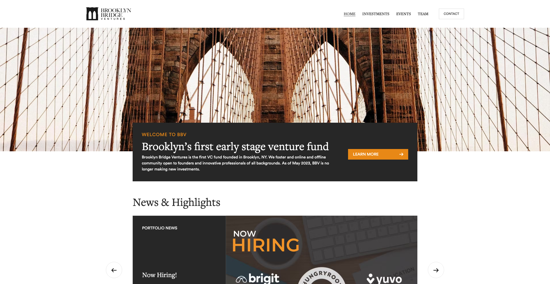 Image of Brooklyn Bridge Ventures - Top VCs in Banking