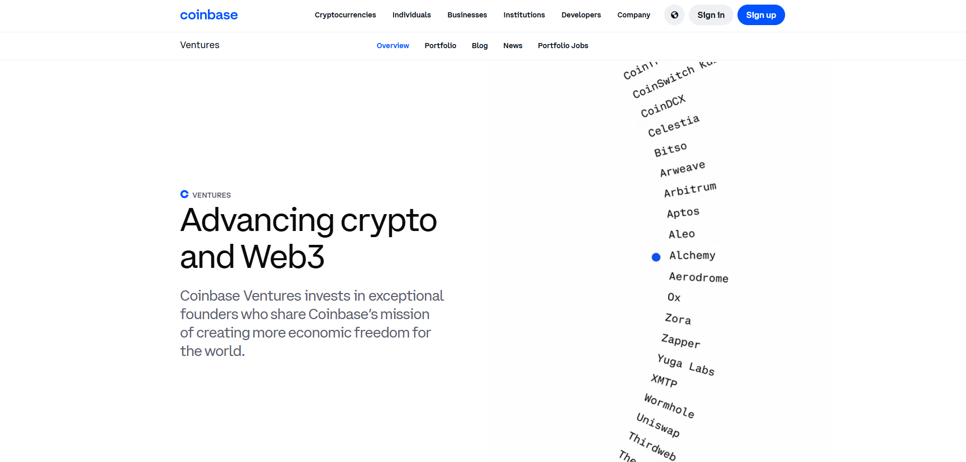 Image of Coinbase Ventures - Top VCs in Cryptocurrency