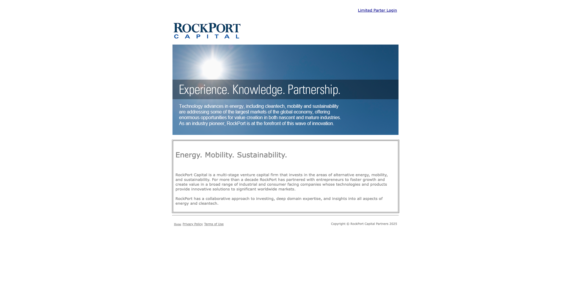 Image of RockPort Capital - Top VCs in Energy