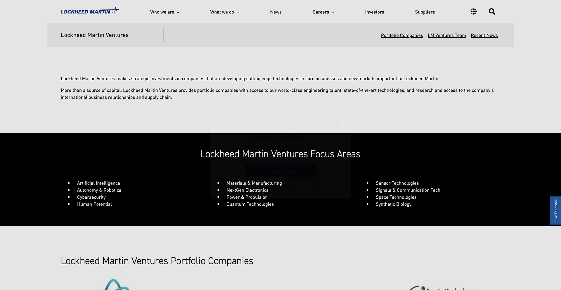 Image of Lockheed Martin Ventures - Top VCs in Security