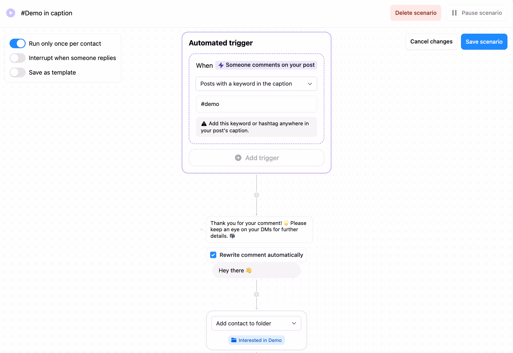 Lead capture on Social Media, Instagram
