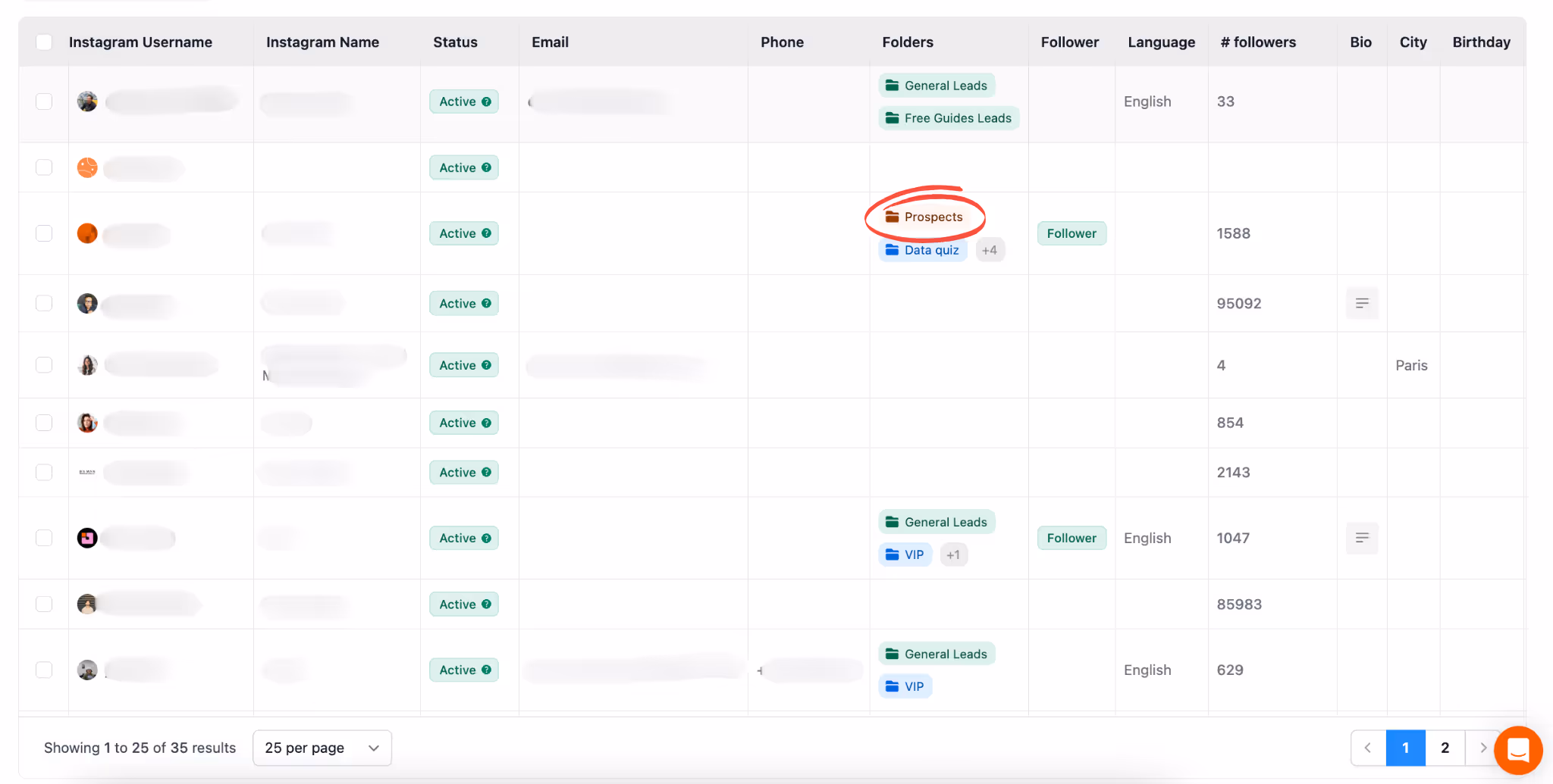 Instagram CRM for mass DM on Instagram
