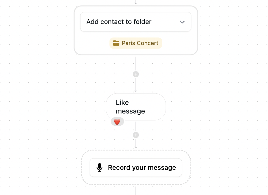 Automate voicenotes on Instagram