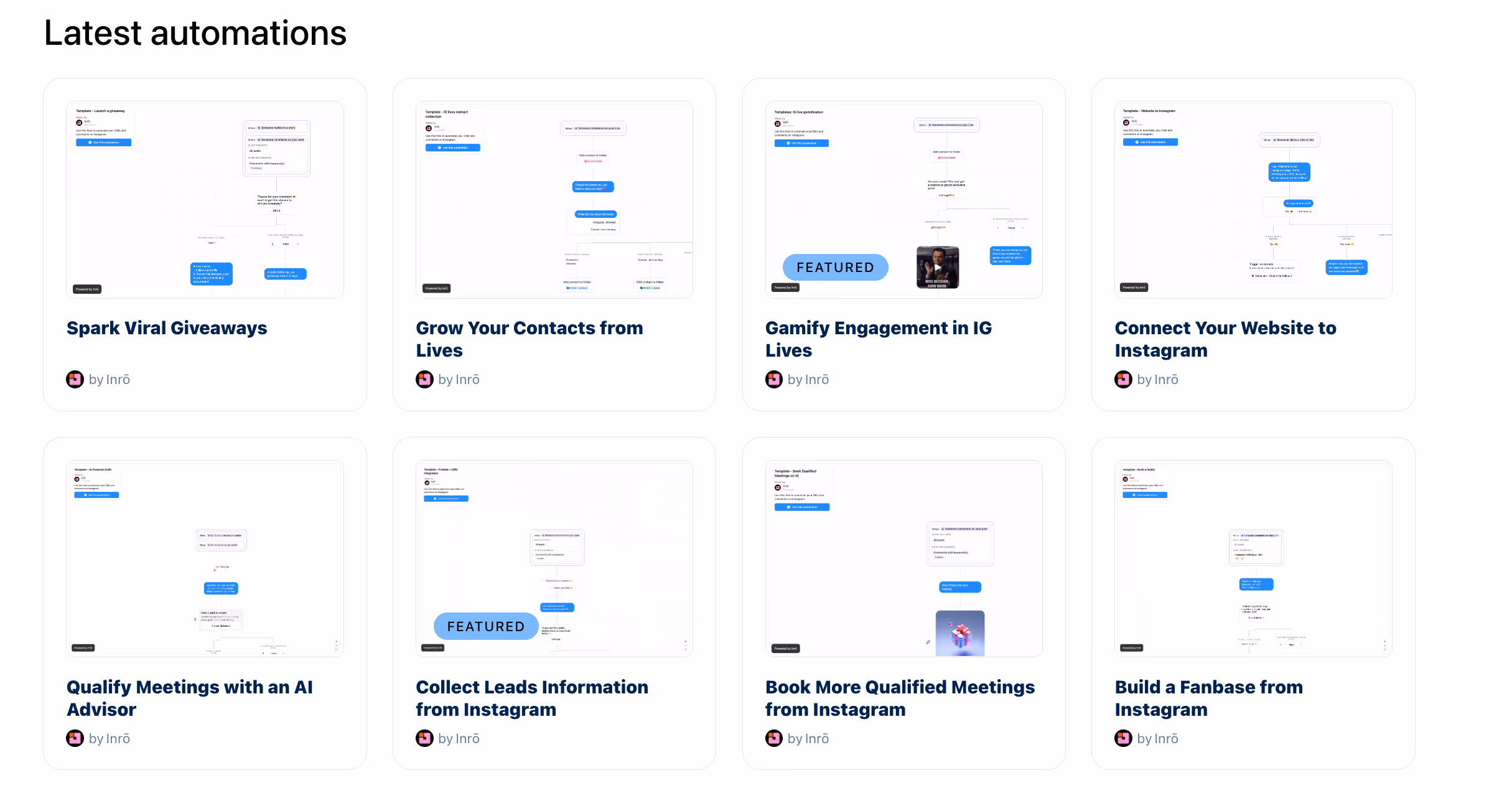 pre built plug and play instagram automations