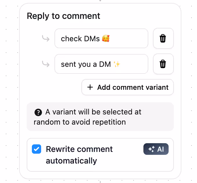ai comment replies on instagram