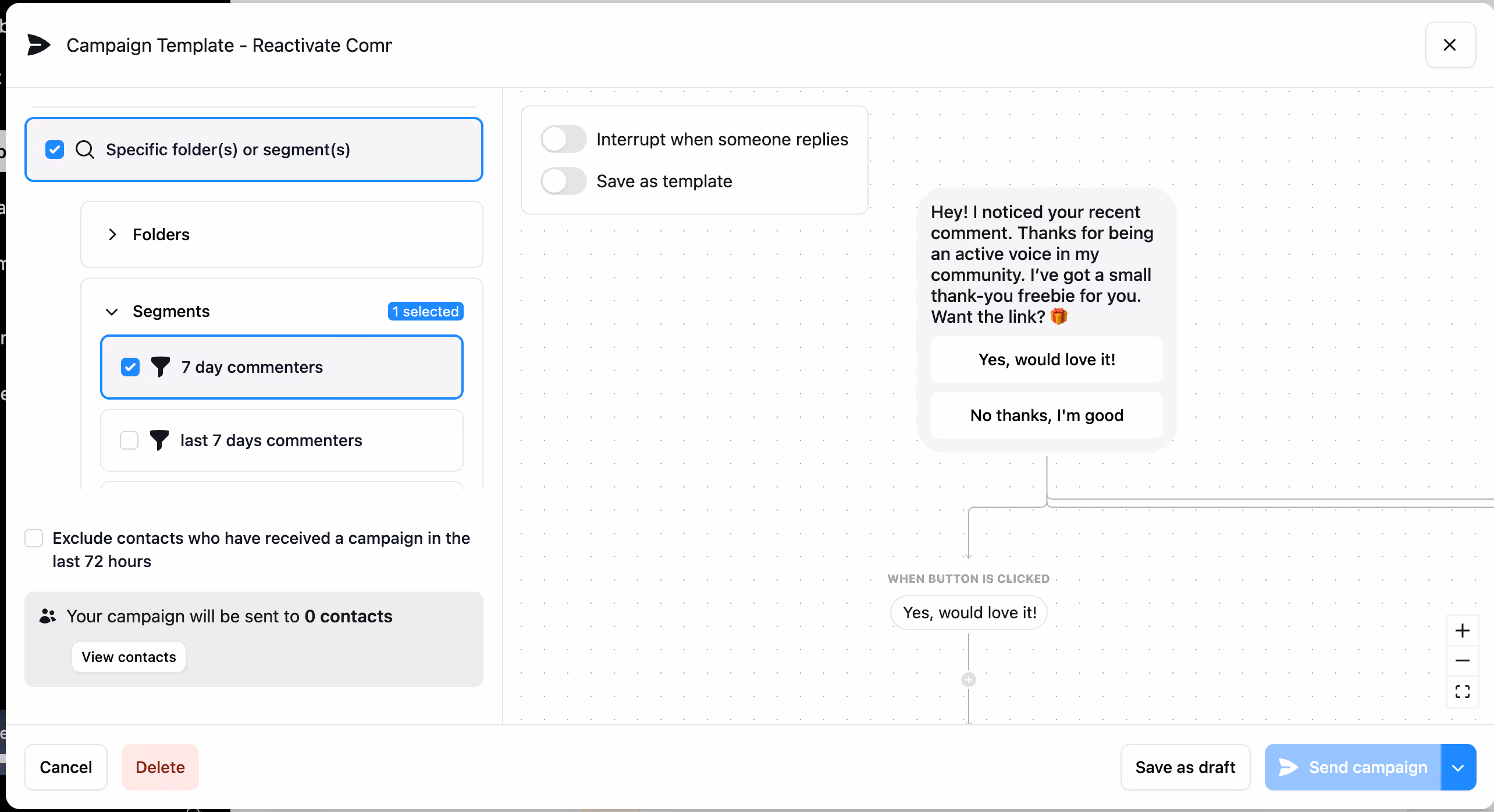 DM broadcasts bulk messages instagram