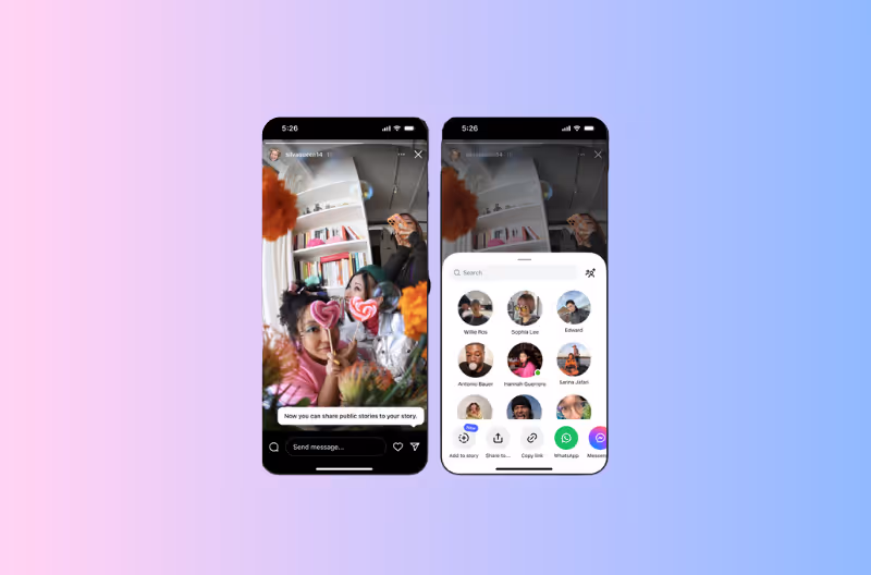 Instagram New Story Reshare: How to Reshare Public Stories (Even If You’re Not Tagged)