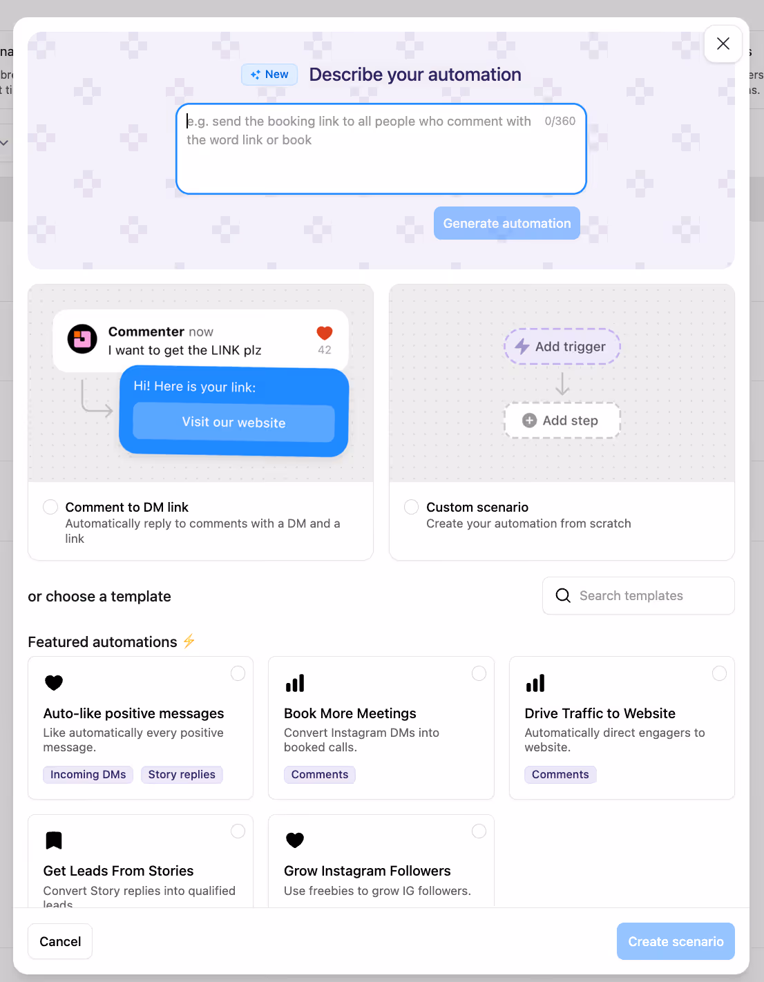 how to automate direct messages