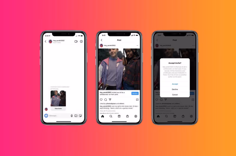 how to accept a collaboration on a post