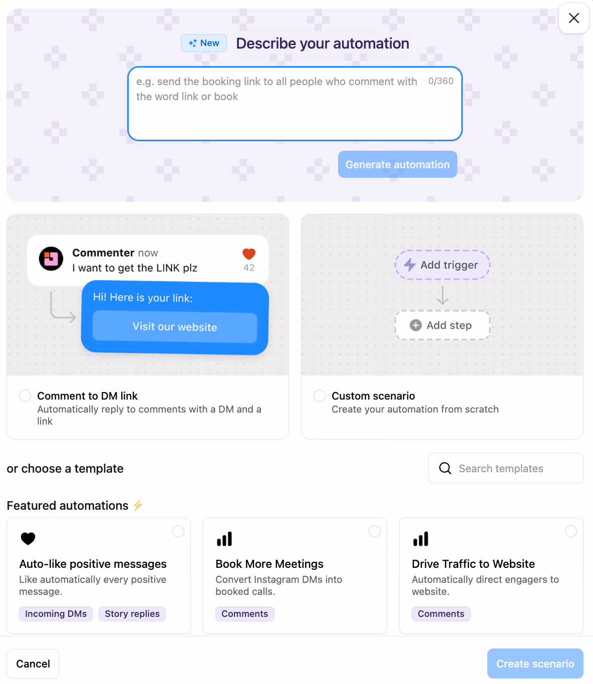 switching to manychat to another automation tool