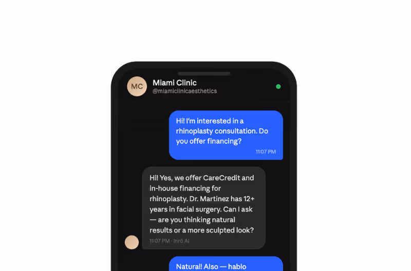 how clinics and medspas handle instagram dms automatically