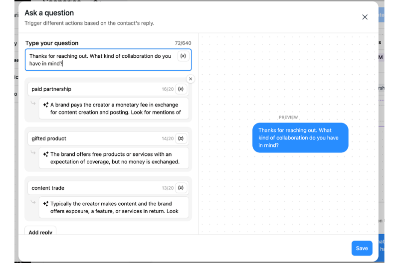 qualification flow of leads on instagram