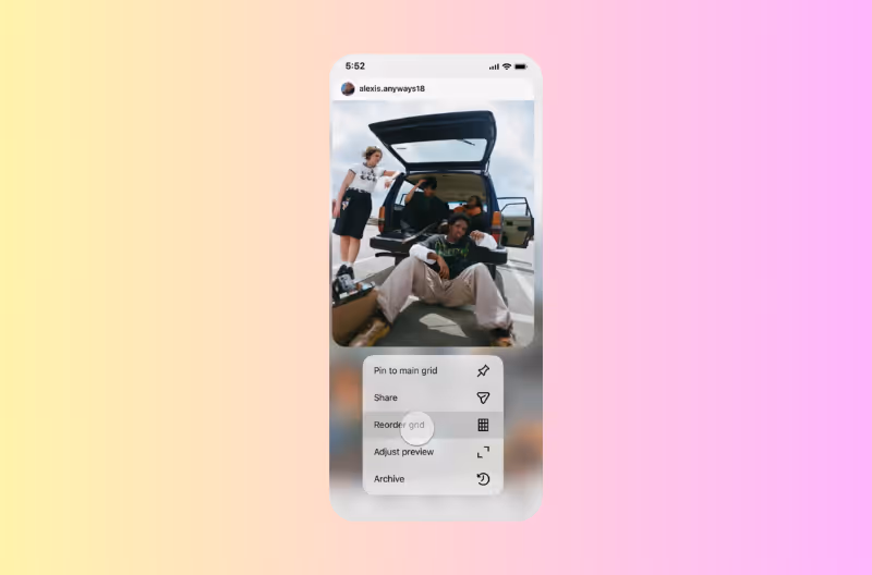 How to Reorder Your Instagram Grid (2026 New Feature)