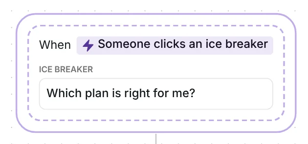 Inrō trigger Someone clicks an ice breaker, set to the ice breaker Which plan is right for me?