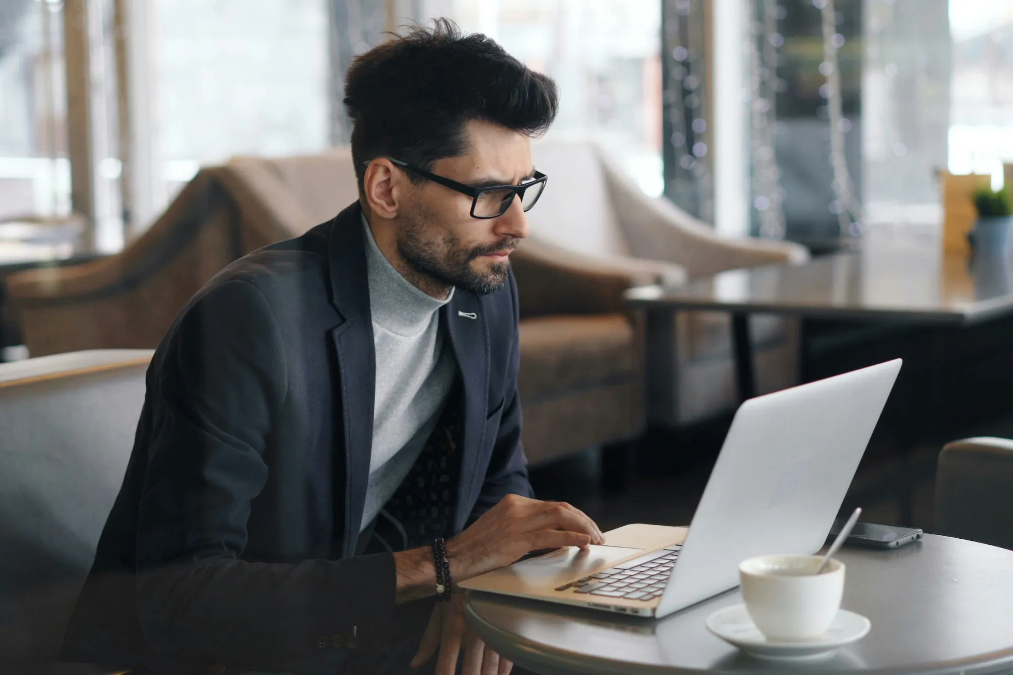 Domain Professional looking at Screen