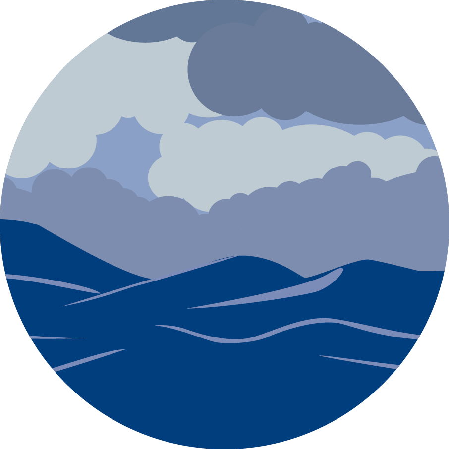 Graphic of Rough seas