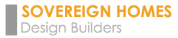 Logo of Sovereign Homes Design Builders company name.